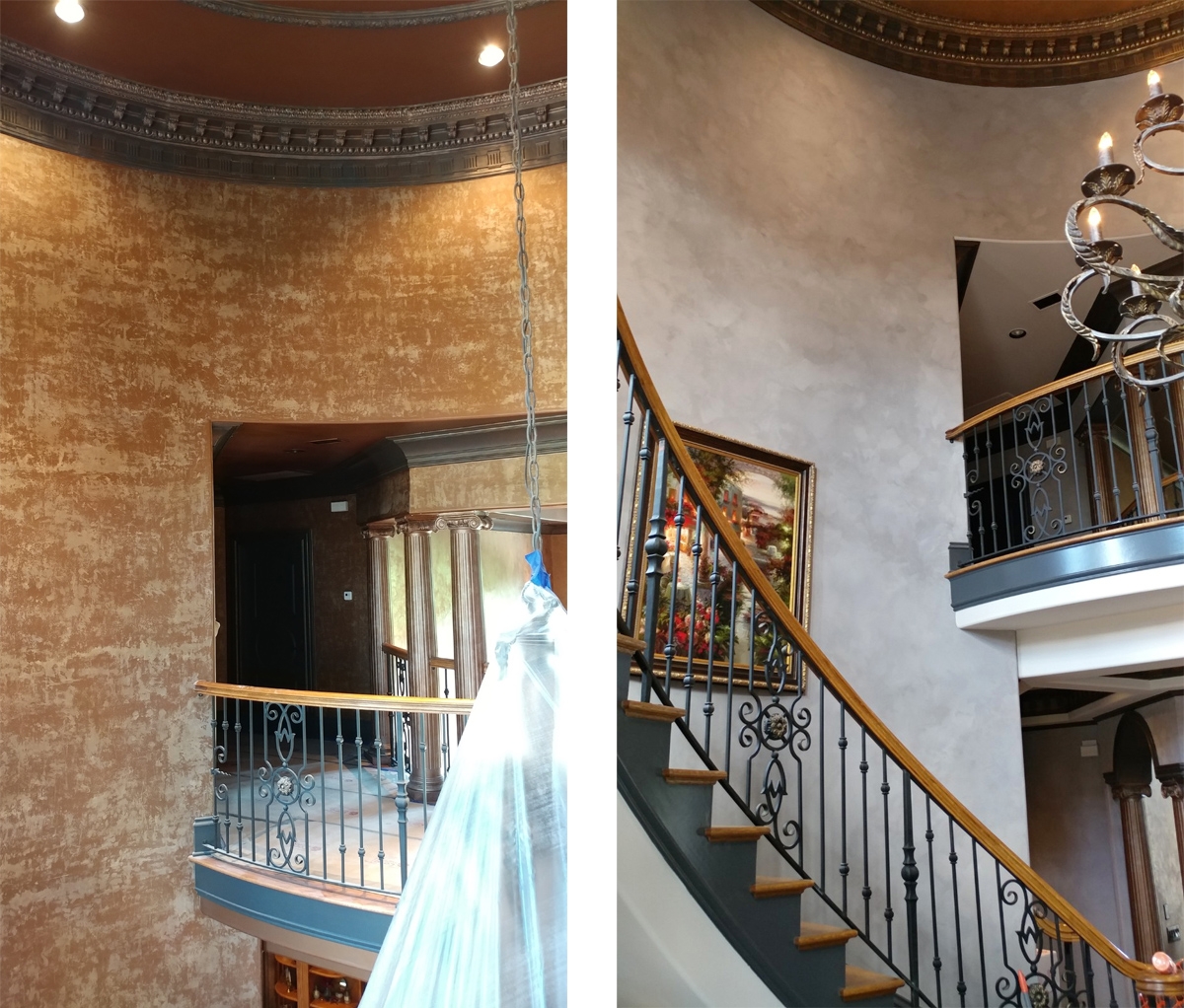 fresco lime wash before and after