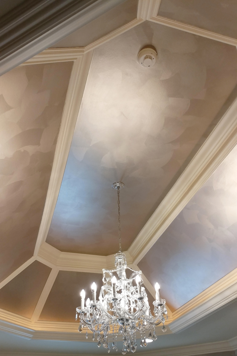 metallic ceiling design